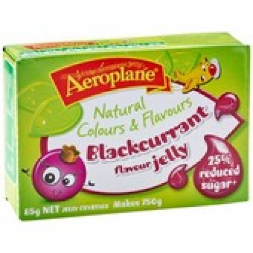 Aeroplane Blackcurrant Jelly Crystals 25% Reduced Sugar 85g