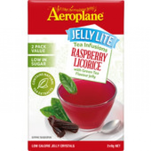 Aeroplane Lite Jelly Raspberry Licorice 2 pack