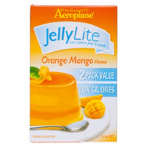 Aeroplane Lite Orange Mango Jelly Crystals 2 pack 18g