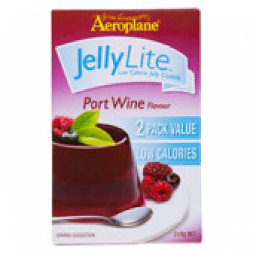 Aeroplane Lite Port Wine Jelly Crystals 2 pack 18g