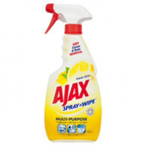 Ajax Spray N Wipe Lemon Citrus 5 in 1 Multi Purpose Cleaner Trigger Pack 500mL