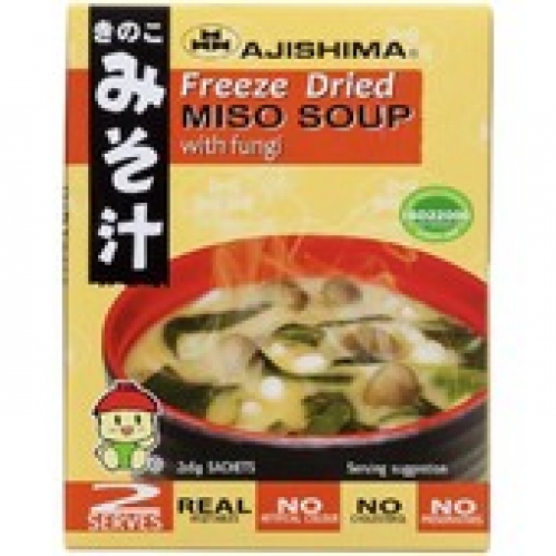 Ajishima Miso Fungi & Soybean Soup Mix 2 pack 12g