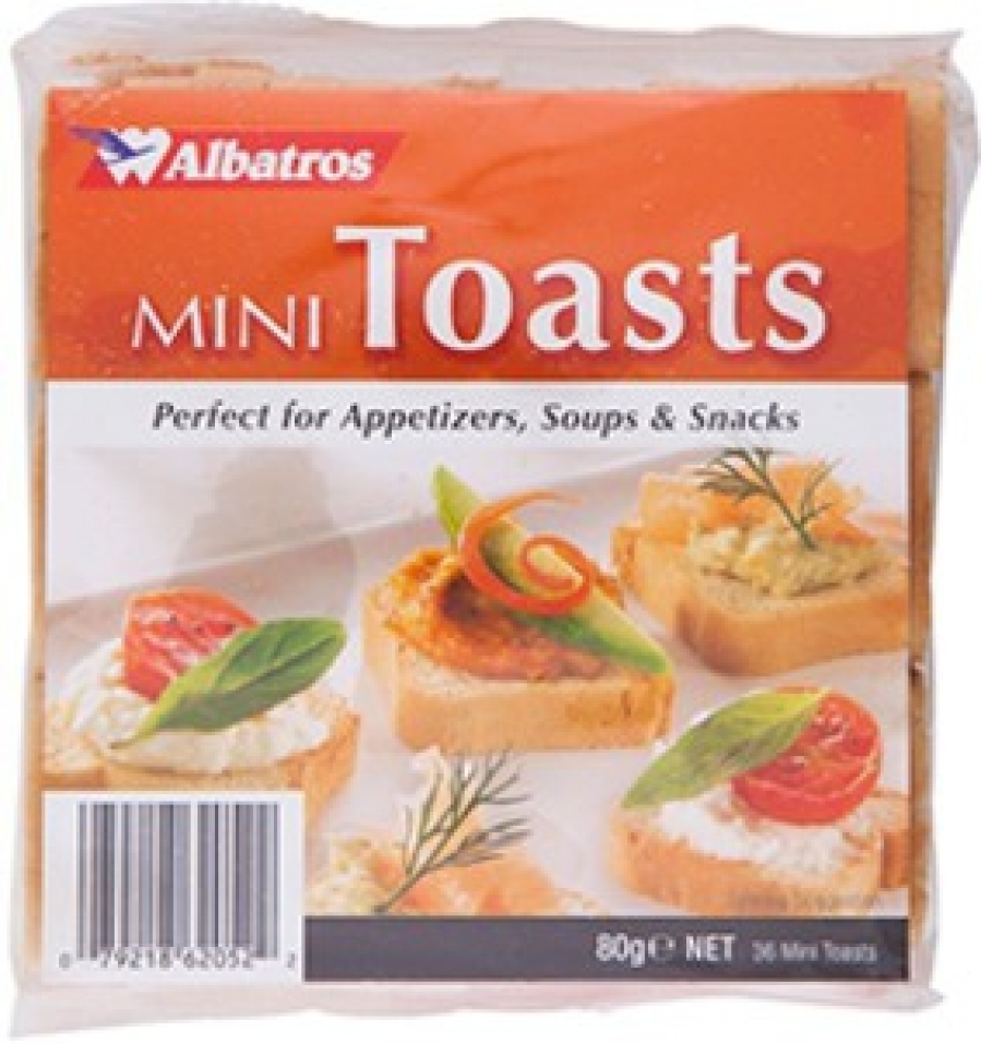 Albatross Mini Toast Crackers Maniscotties 80g