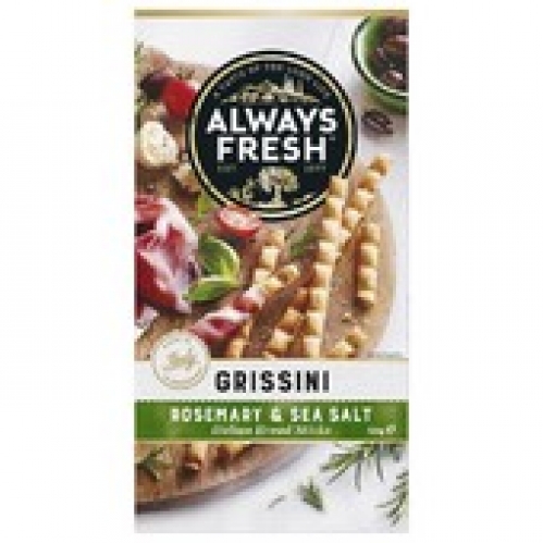 Always Fresh Grissini Rosemary Sea Salt 125g