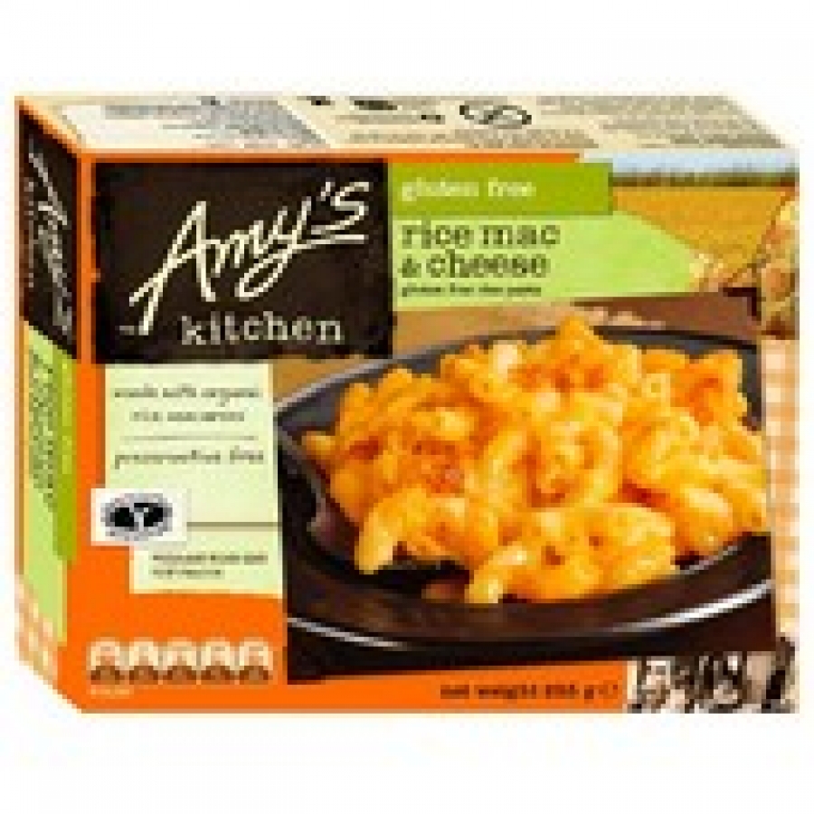 Amy's Kitchen Gluten Free Macaroni & Cheese Rice Frozen Meal 255g