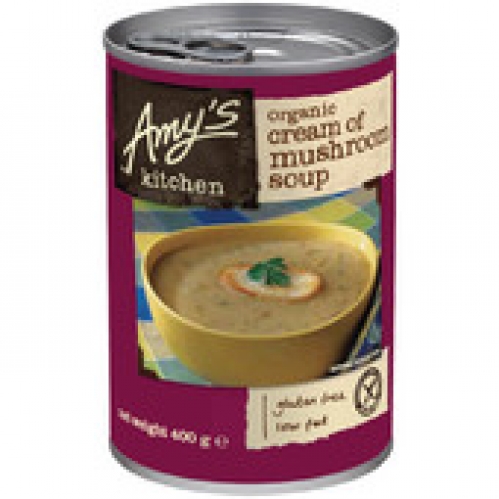 Amy's Kitchen Organic Cream of Mushroom Soup Canned 400g