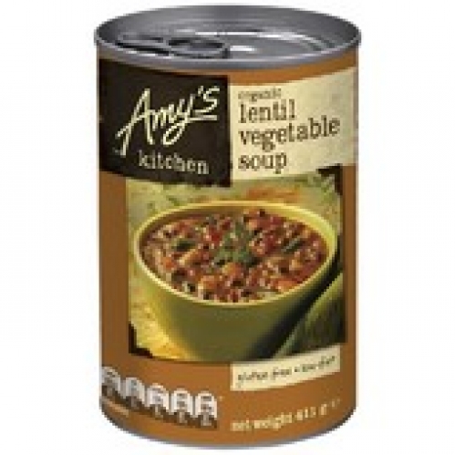 Amy's Kitchen Organic Lentil & Vegetable Soup Canned 411g