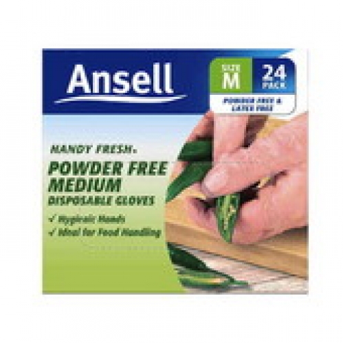 Ansell Handy Fresh Disposable Gloves 24 pack