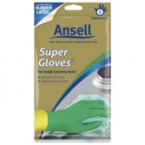 Ansell Small Super Rubber Gloves 1 pair