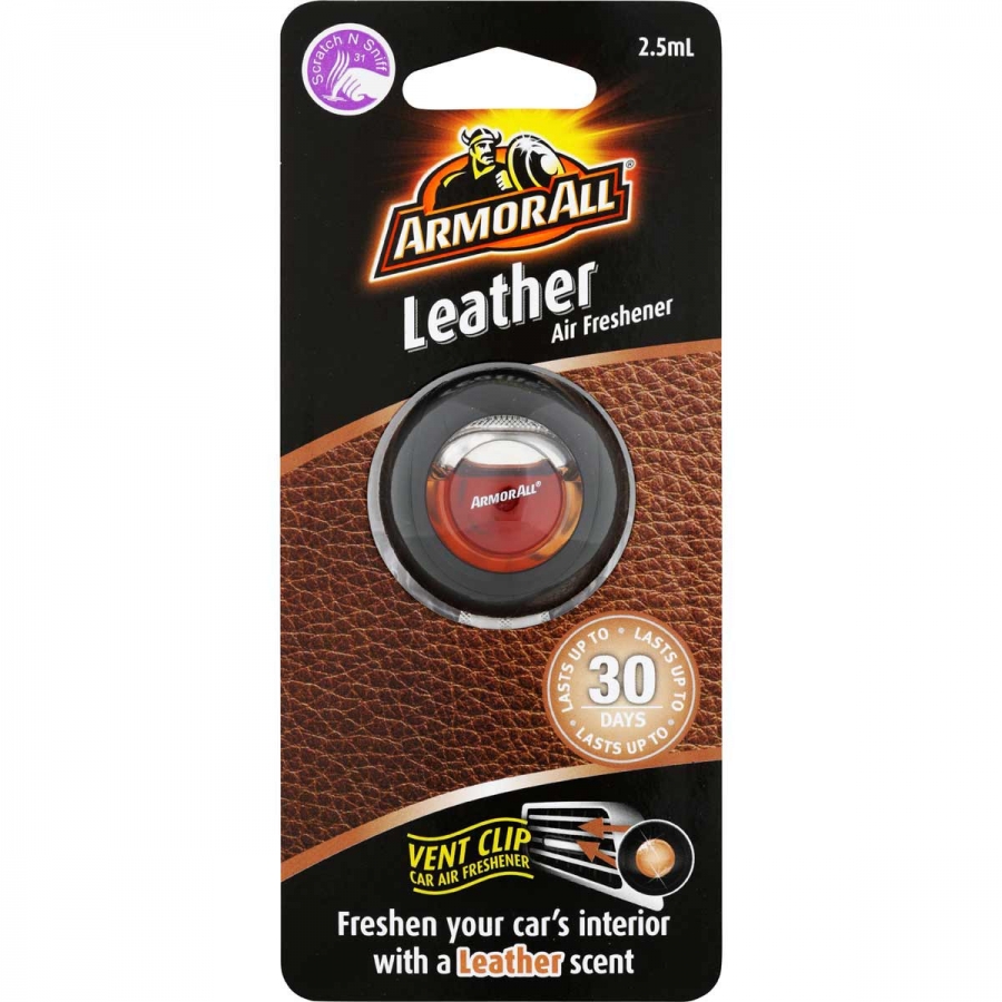 Armor All Air Freshener Leather 2.5mL