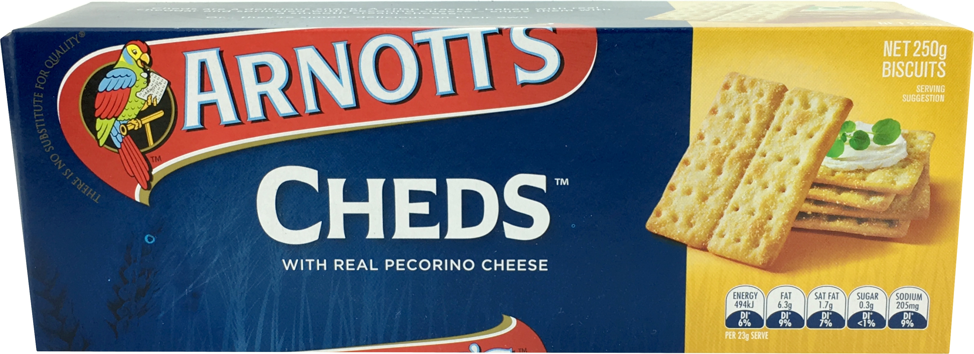 Arnott's Cheds Crackers 250g