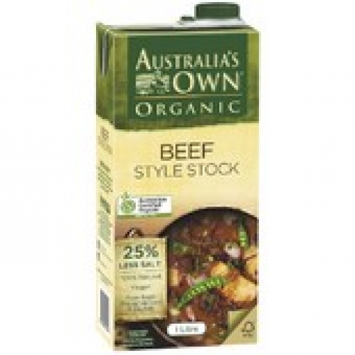 Australia's Own Organic Beef Stock 1L