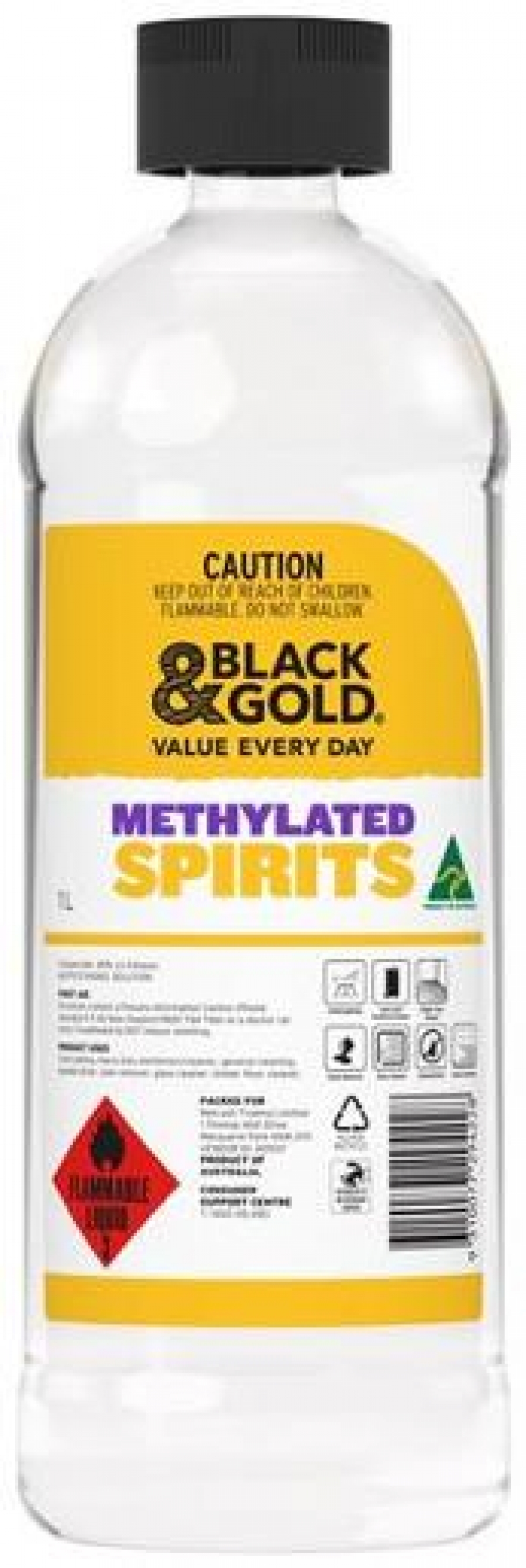 Black & Gold Methylated Spirit 1L