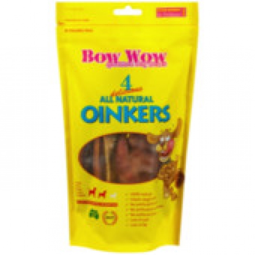 Bow Wow Oinkers Dog Treats 4 pack