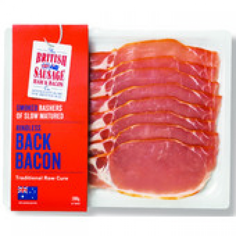 British Sausage Co Back Bacon Smoked 200g