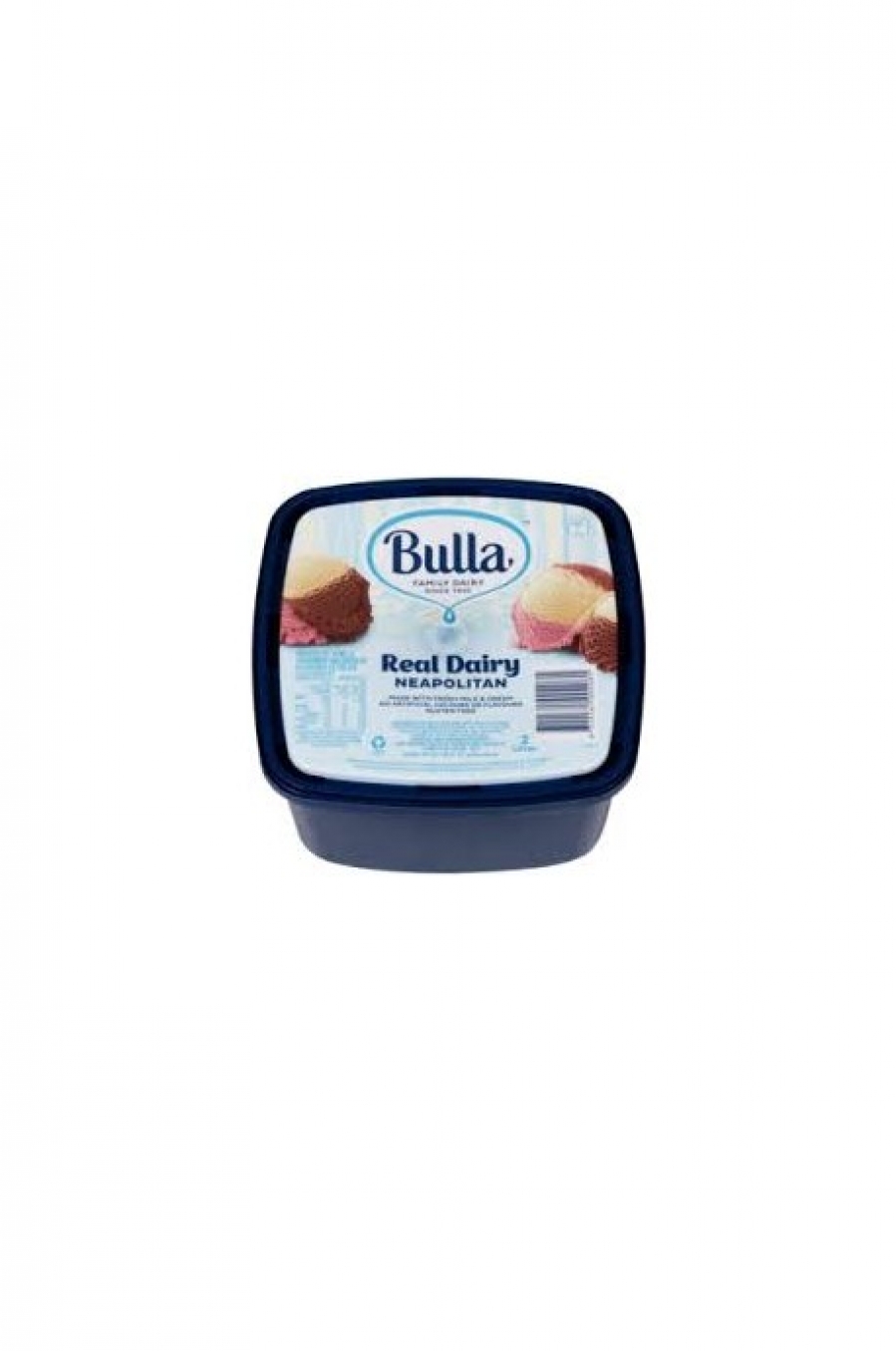 Bulla Ice Cream Neapolitan 2L