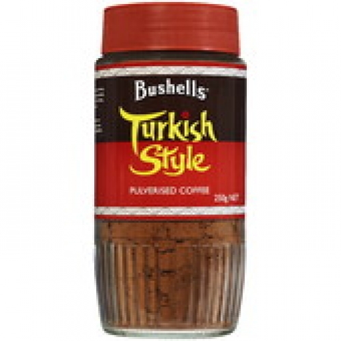 Bushells Pulverised Turkish Style Coffee 250g