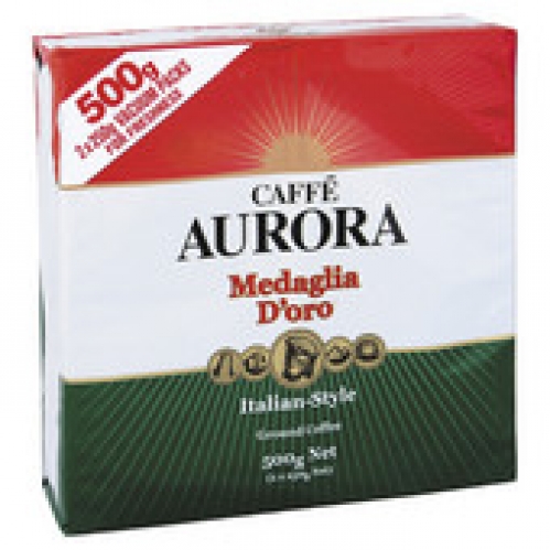 Caffe Aurora Italian Ground Coffee 500g