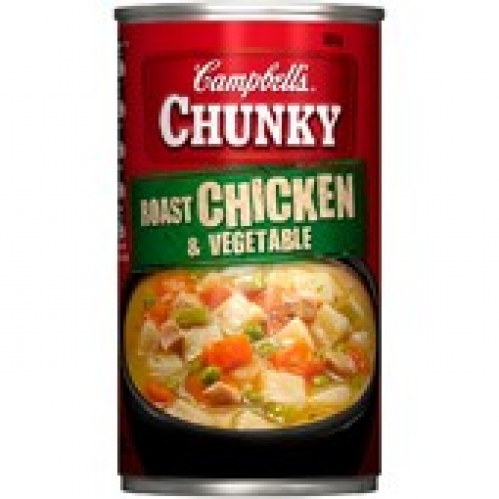 Campbell's Chunky Chicken Roast Vegetable Soup Can 505g