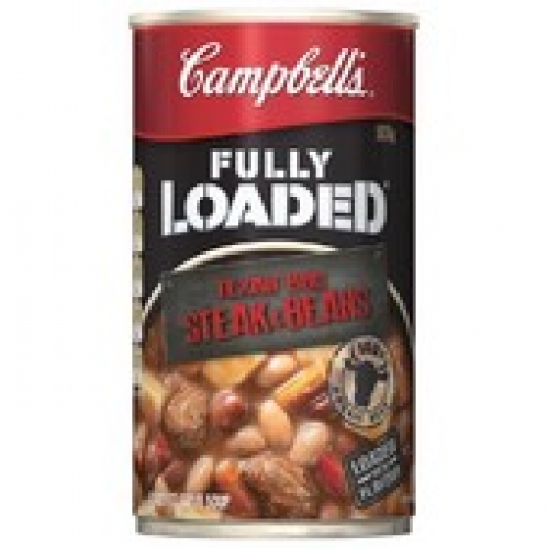 Campbell's Chunky Fully Loaded Texan BBQ Beef Steak Soup Can 505g