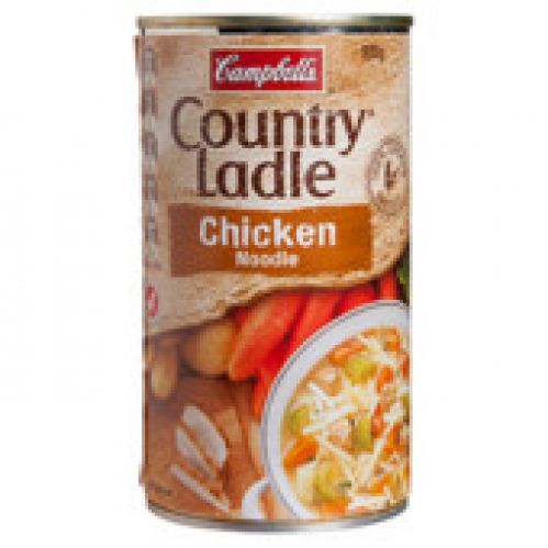 Campbell's Country Ladle Chicken Noodle Soup Can 500g