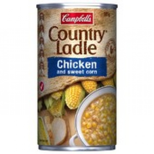 Campbell's Country Ladle Chicken Sweet Corn Soup Can 505g