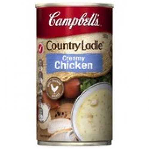 Campbell's Country Ladle Creamy Chicken Soup Can 500g