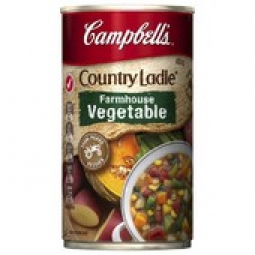 Campbell's Country Ladle Farmhouse Vegetable Soup Can 495g