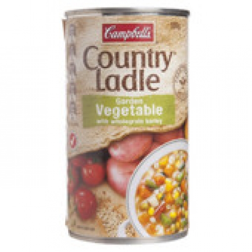 Campbell's Country Ladle Garden Vegetable Soup Can 500g