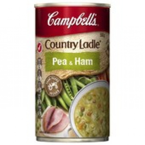 Campbell's Country Ladle Pea & Ham Soup Can 500g
