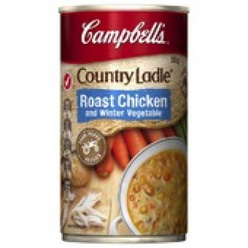 Campbell's Country Ladle Roast Chicken & Winter Vegetables Soup Can 505g