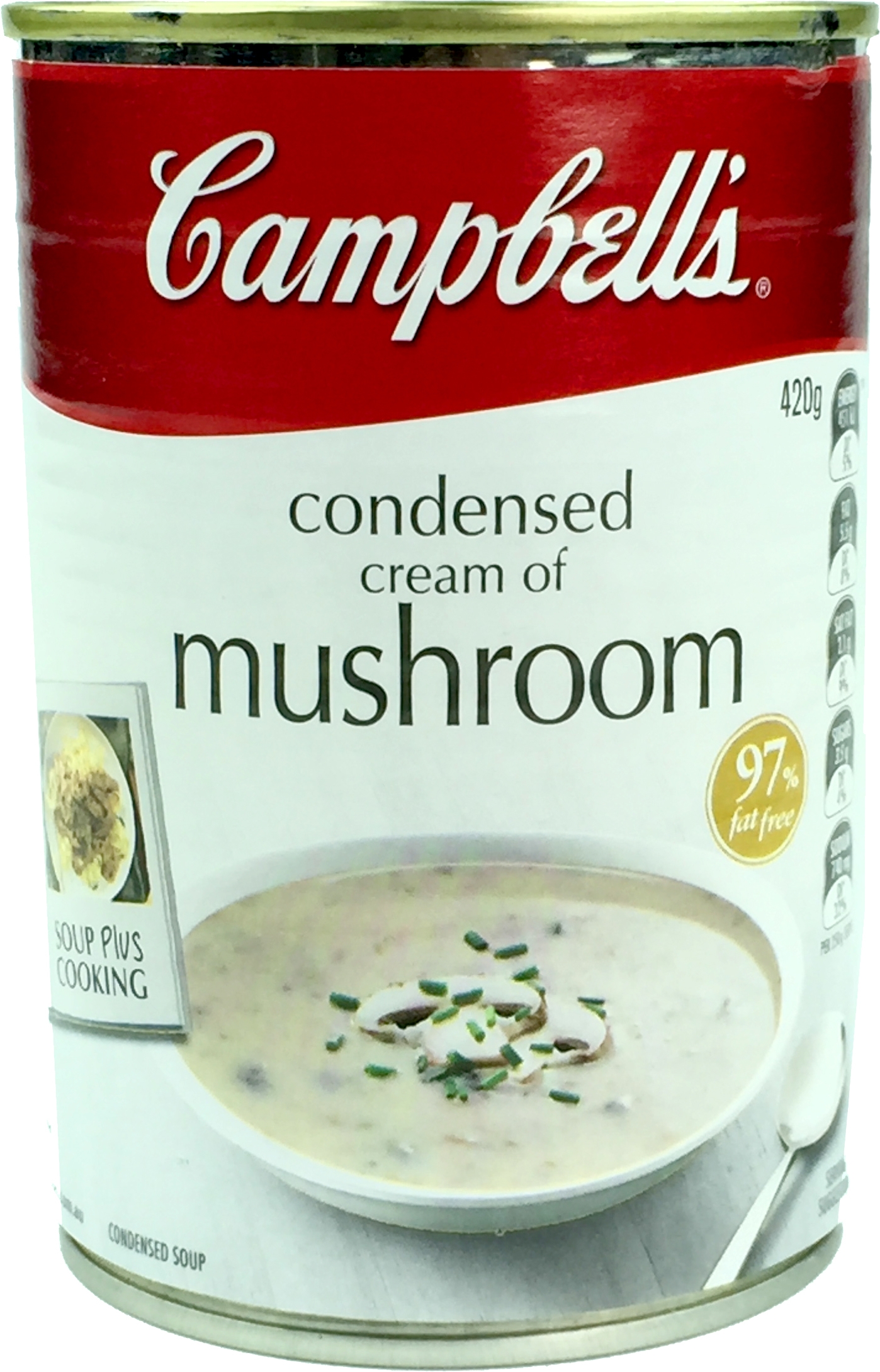 Campbell's Cream of Mushroom Condensed Soup Can 420g