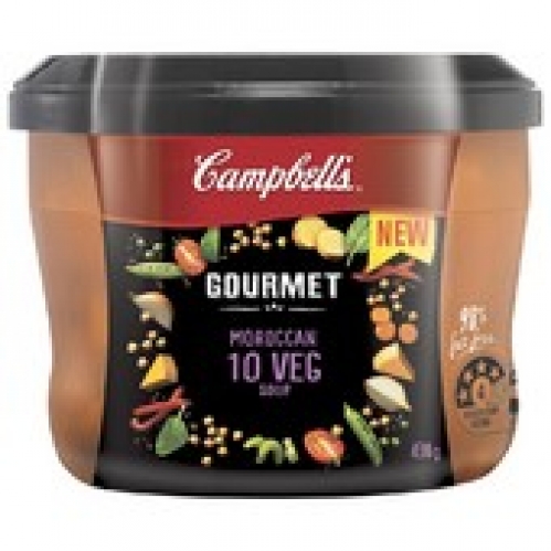 Campbell's Gourmet Moroccan Vegetable Soup Bowl 430g