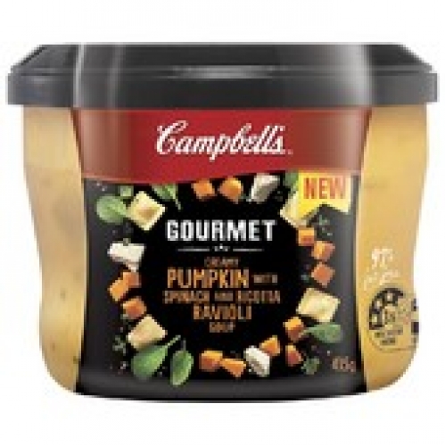 Campbell's Gourmet Pumpkin with Ravioli Soup Bowl 435g