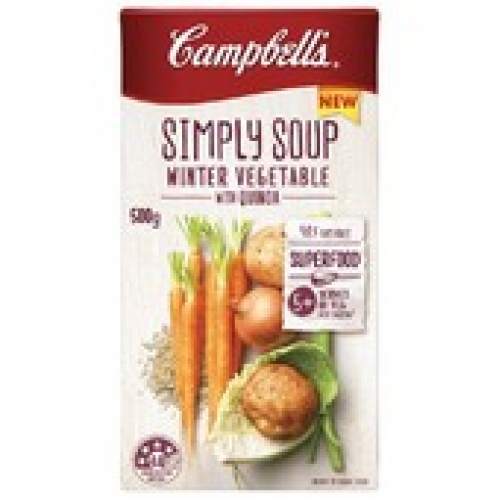 Campbell's Simply Soup Superfood Winter Vegetable with Quinoa 500g