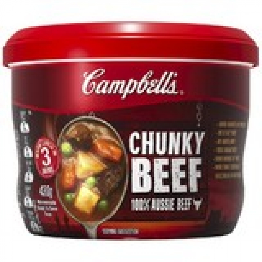 Campbell's Soup Microwave Chunky Beef 430g