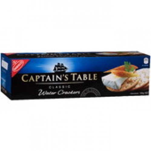 Captain's Table Classic Water Crackers 125g