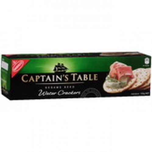 Captain's Table Sesame Water Crackers 125g