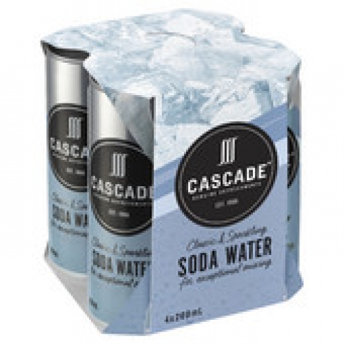 Cascade Mini Mixers Soda Water 200mL 4 pack