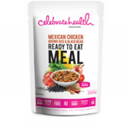 Celebrate Health Ready To Eat Mexican Chicken Rice & Beans 250g
