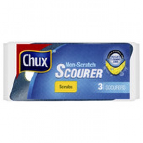 Chux Non Scratch Scourer Sponge 3 pack