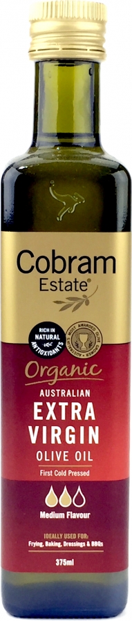 Cobram Estate Extra Virgin Olive Oil Organic 375mL