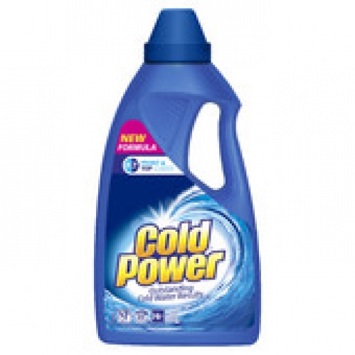 Cold Power Laundry Liquid Front & Top 1L