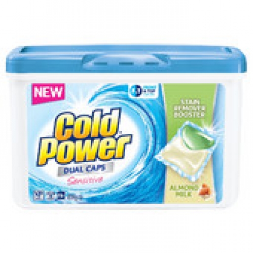 Cold Power Laundry Liquid Sensitive Capsules 18 pack