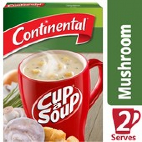 Continental Creamy Mushroom with Croutons Cup A Soup Serves 2 50g