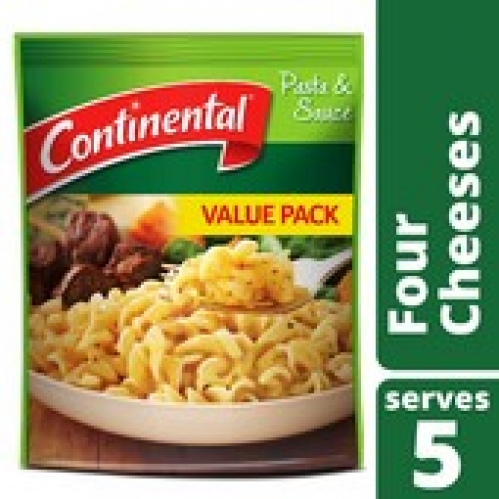 Continental Four Cheeses Pasta & Sauce Serves 5 170g