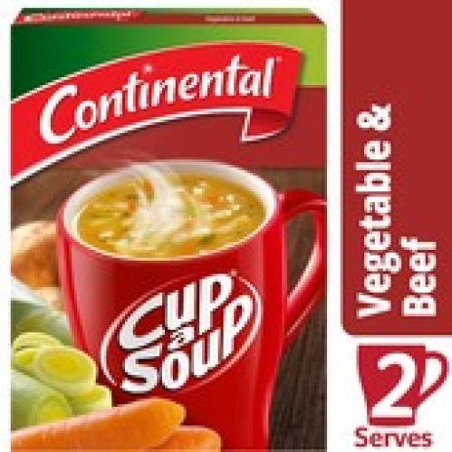 Continental Hearty Beef & Vegetable Cup A Soup Serves 2 60g