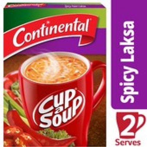 Continental Hot & Spicy Laksa Cup A Soup Serves 2 65g