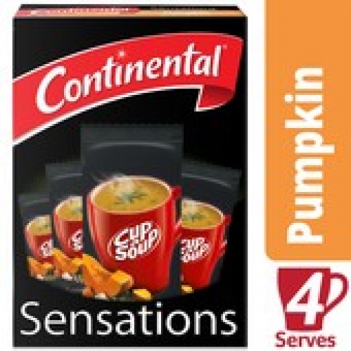 Continental Sensations Pumpkin Sour Cream & Chives Cup A Soup Serves 4 100g