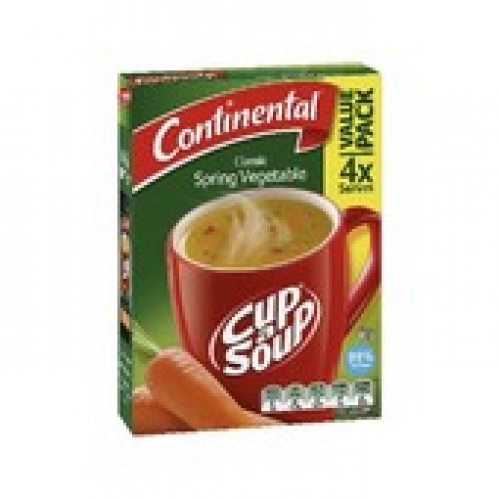Continental Spring Vegetable Cup A Soup 4 pack 60g